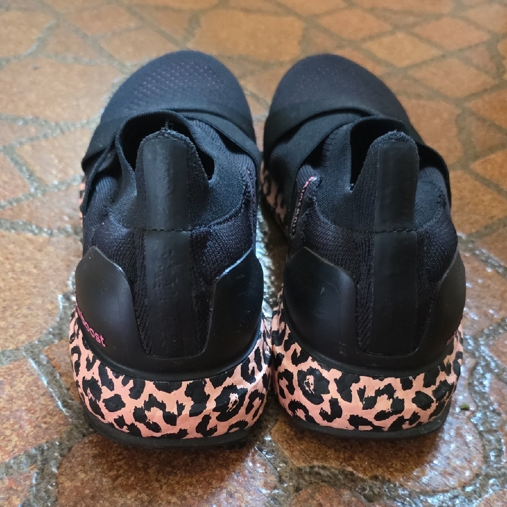 Adidas Ultra Boost Black Leopard Slip-Ons - Picture 4 of 4